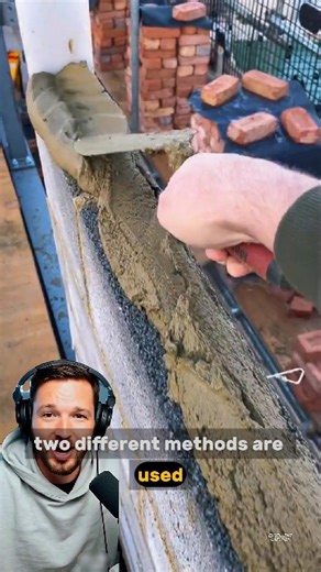 Two ways to do the same job #bricklayer #construction #shovel #worker #foryouシ | Excellent Laborer