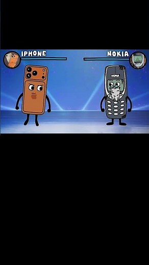 Nokia vs iPhone: The ultimate fight 💀 #shorts #nokia