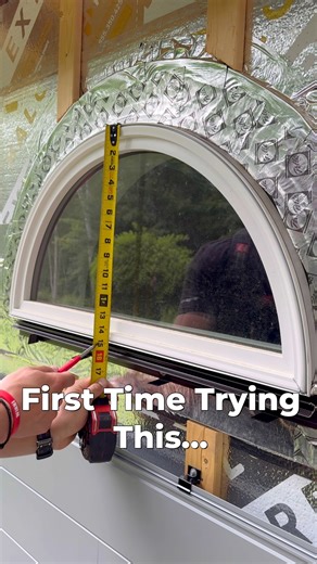 592K views · 6K reactions | Metal Siding Around an Arched Window! #remodel #construction #realestate #building #entrepreneur #carpentry #tools #fblifestyle #diy | WINNI | Facebook