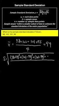 Sample Standard Deviation Short 3