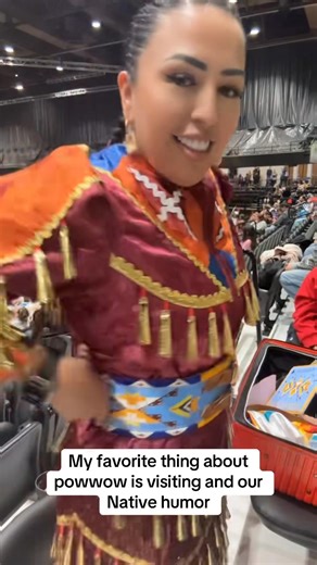 My favorite thing about powwow is visiting and our Native humor🤣👏🏾 One of my rock creek bros was really leleeing loud and proud and I loved it! Then I seen my other relative go by and just looking at me🤣 so I gave him the “ nosey” signal.. ayeeee! | Tonia Jo Hall