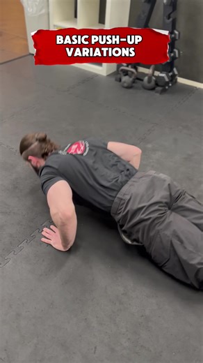 Push-Up Variations 💪 Push-ups are a fantastic way to build upper body strength, and did you know that by simply altering your hand and body position, you can target different muscle groups? Here are 3 basic variations to incorporate into your routine: 1️⃣ Regular Push-Up: This classic move primarily works your chest. Keep your hands just wider than shoulder-width apart, engage your core, and lower your body in a controlled manner. 2️⃣ Close Grip Push-Up: Bring your hands closer together to focu