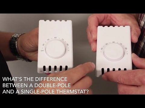 What's the difference between a double-pole and single-pole thermostat? | Cadet FAQ