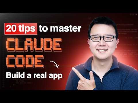 Full Tutorial: 20 Tips to Master Claude Code in 35 Minutes (Build a Real App)