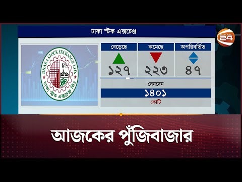 আজকের পুঁজিবাজারের খবর | Dhaka Stock Exchange | Chittagong Stock Exchange | Channel 24