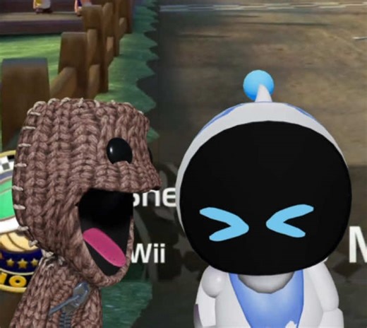 theyre a little stupid. THIS VIDEO WAS SUCH A PAIN TO MAKE BUT WAS SO. MUCH. FUN TO SEE FINISHED!! this is the kind of stuff i love to bring to the table for yall, the hard work is well worth the tedious suffering, i hope you enjoy!!! hilarious video inspiration by @ᴅᴜʀᴀʙʟᴇ EGG (go give them a follow!! their animated work is amazing!!) #sackboy #astrobot #vrchat #gaming #skit