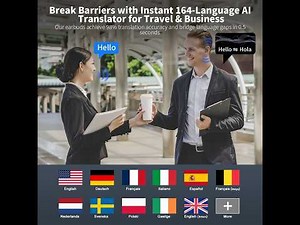 OYIB AI Language Translation Earbuds Real Time