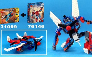 乐高MOC教程 蜘蛛侠76146 创意百变31099套内 变形金刚 机甲 拼搭指南