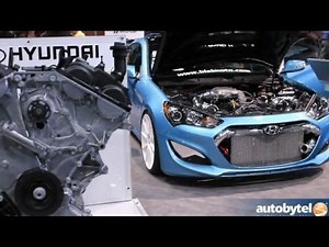 Hyundai Crate Engines Overview @ SEMA - Genesis Coupe Lambda/Theta Crate Motors