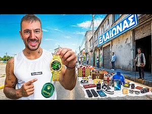 Αγόρασα Rolex Στο Μεγαλύτερο Παζάρι Ρακοσυλλεκτών! ( Ελαιώνας )