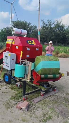 How a Baler Machine Is Important in Agriculture and Livestock Farming #agritech #farming #shorts