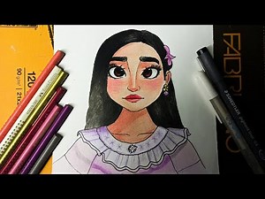 How to Draw Isabela Madrigal 🌸 Disney Encanto