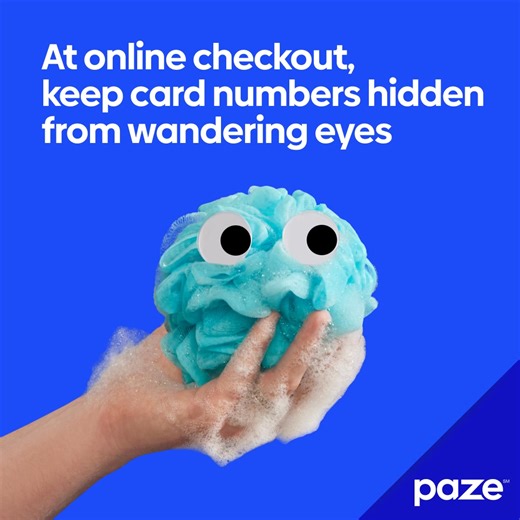 Use Paze℠, an online checkout offered by banks & credit unions that won’t share your actual card # with merchants 🔒 | Paze