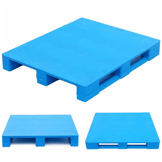Recyclable Logistics Hdpe Plastic Pallet Flat Stacking 4-way Entry Heavy-duty Pallet