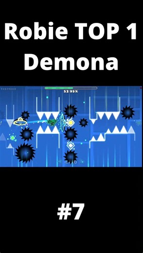 Robie top 1 demona część 7 #geometrydash