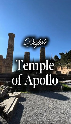 Temple of Apollo, Delphi #Delphi #Greece #TempleOfApollo #AncientGreece #DelphiGreece