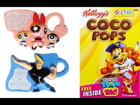 Coco Pops Cartoon Network Toon Tags & Cereal Adverts (2002)