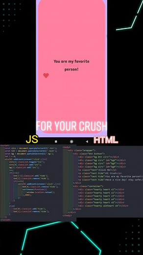 for your crush #computerscience #fyp #IT #javascript #learnprogramming #html umamin kana kase