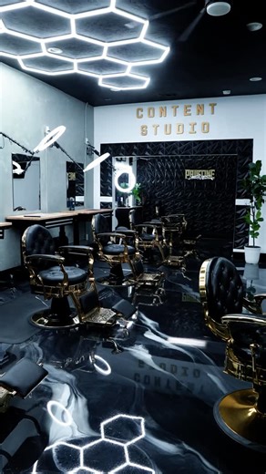 Fresh Resin on Instagram: "Beautiful metallic install at @pristinebarberacademy . Thanks to @victorious_barber for giving us the opportunity to do their floors! s/o to @gspristine_resins for getting down with me & also big help from the guys @evmunoz24 @jesusfigi put in work! S/o to my boy @goldcoastresinco for pulling up and helping out the design! 🔥 shirts by @mina_designz ! Shoutout to my boy @dlfilmz_ got down on the film! #metallicepoxy #epoxy #resin #resinart #centralcoast"