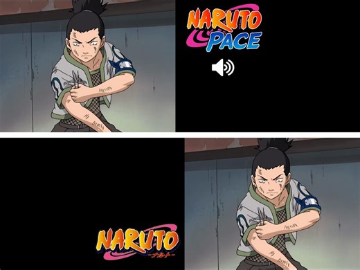 Naruto Pace vs Naruto — Shikamaru vs Kin.