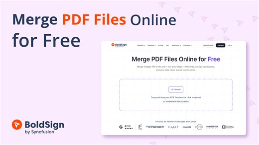 Merge PDF Files Online for Free