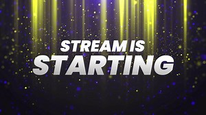 Download Stream starting screen. animated overlay, streaming overlay V1 for free