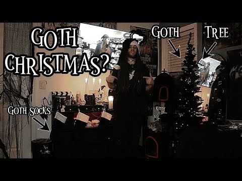 I Made A Goth Christmas Tree And It Looks Insane