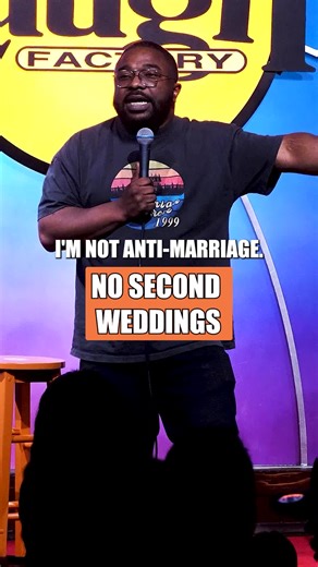Brian Simpson doesn’t do second weddings. 😂😂😂 Live shows every Sunday in Hollywood — hit the link in our bio for details! 🎥 @originaldavidjackson 🎥 @saintmicah_ 👩🏾‍💻 @keera.s �#chocolatesundaescomedyshow #comedyshow #standupcomedy | Chocolate Sundaes Comedy Show