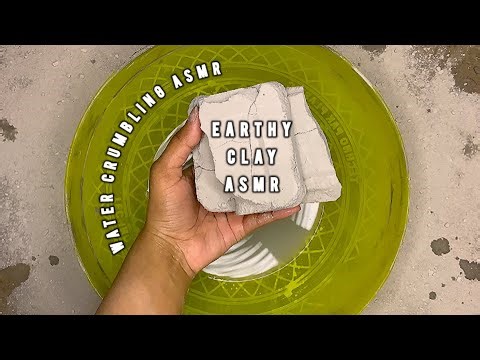 **sped up** - Earthy clay soil water crumbling #oddly satisfying y