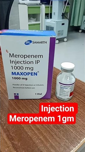 injection Meropenem uses in hospital #viral #video