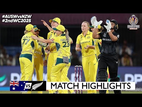 AUSW vs NZW 2nd Match Women ODI World Cup 2025 Highlights | ausw vs nzw odi world cup Highlights