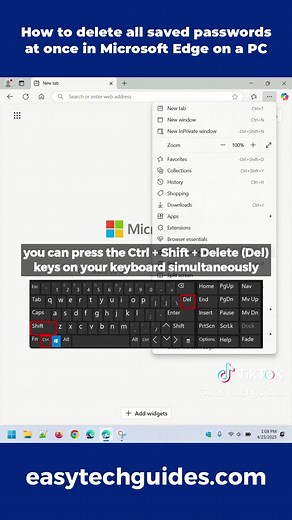 Cómo eliminar todas las contraseñas guardadas en Edge