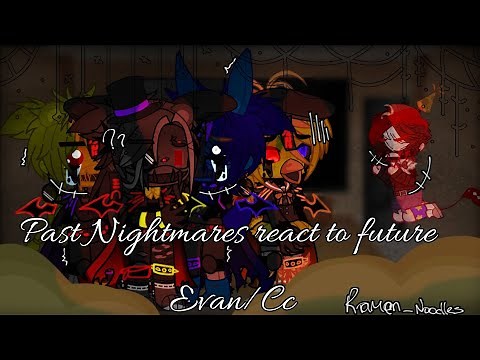 Past Nightmares(Some) react to future Evan/Cc//Fnaf×Gacha// Enjoy ~#fnaf #gachalife #capcut #fyp