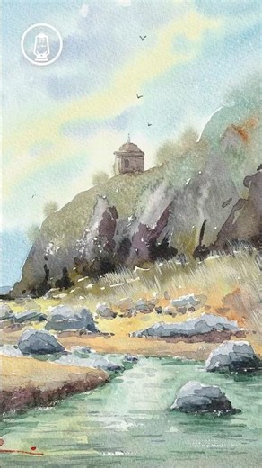 How to paint a well known landmark with Marty