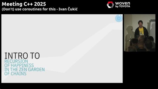 (Don t) use coroutines for this - Ivan Čukić - Meeting C++ 2025 | Meeting C++ more