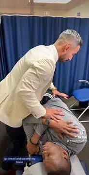 Chiropractic Adjustment After a Car Accident | Dr. Joe Hochstein Treats Injury Patient