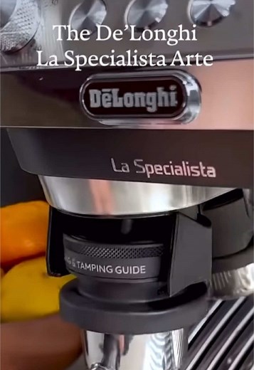 The Perfect Espresso with De’Longhi #coffeecabinet #coffee #espresso #homecoffee #delonghi #delonghicoffeemachine