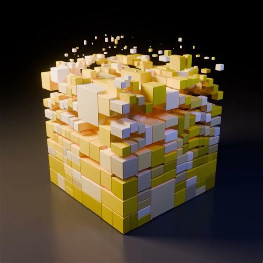 3D Recursive Subdivision for a Cube - Blender Geometry Nodes 5.2+