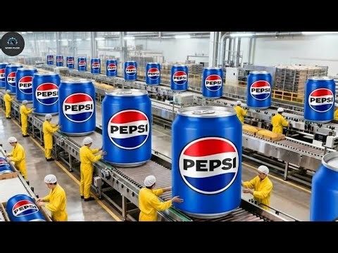 Inside The Largest Pepsi Factory: How Pepsi Is Made In Factory With Modern Technology (Full Process)