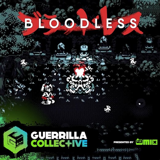 a former samurai strives for peace without bloodshed Tune into the Guerrilla Collective showcase tomorrow for another look at the upcoming 2D action-adventure game, Bloodless ⛩️ | 3D Realms
