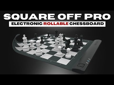 Unboxing SQUARE OFF PRO Rollable Electronic Smart Chess Computer and How it Works