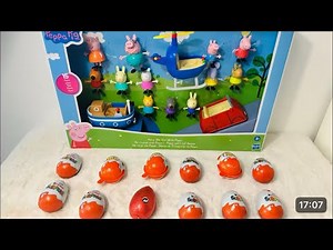 17 Minutes Satisfying Unboxing Surprise Eggs with Peppa Pig Toys Collection ASMR- What’s Inside
