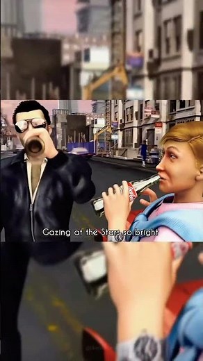 intresting Fect 🧑‍🔬 This 2006 3D-animated Coca-Cola AD from GTA video game,🎶 Dancin - Aaron Smith.
