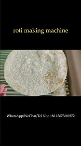 Automatic tortilla making machine working video #tortilla #roti #chapati