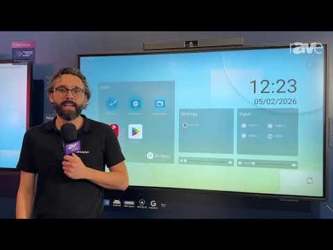 ISE 2026: Sharp Shows LB753 Interactive Display for Enterprise, Education with EDLA Certification