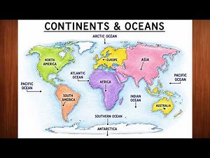 How to Draw a World Map Easily | Step-by-Step Tutorial for Beginners | World Map