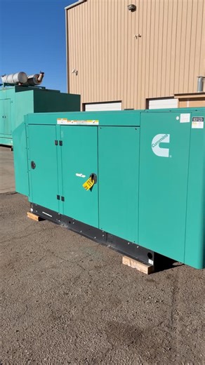 Generator Source on Instagram: "This 60kW standby generator (Unit 093123) is a compact, reliable solution for facilities that need dependable backup power without diesel fuel storage. Powered by a Cummins natural gas engine with just 134 hours, this unit is well suited for light commercial, municipal, and small industrial applications. Capacity: 60kW standby Fuel Type: Natural gas Engine: Cummins JCEXB05.9ARB Hours: 134 Voltage: 208V, three phase Enclosure: Enclosed Location: Brighton, CO Natura
