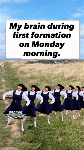 My brain during first formation on Monday morning ￼