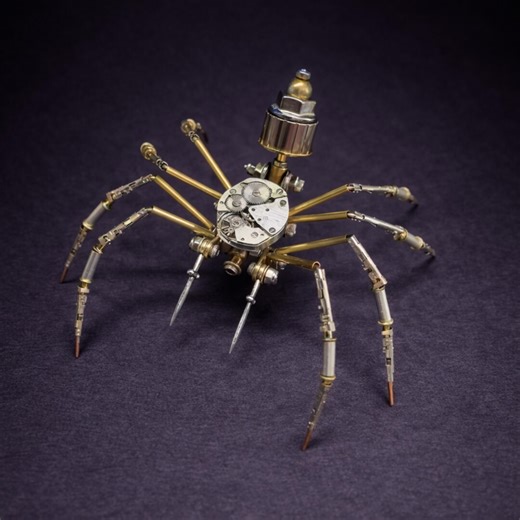 Steampunk Mechanical Spider Kit, DIY Metal Insect Model, Engineering Puzzle - Etsy