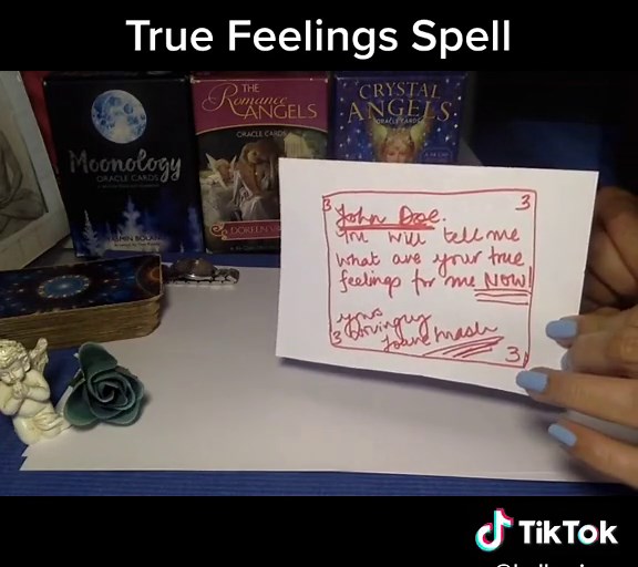 True Feelings Spell #crush #howtotellifyourcrushlikesyou #loveme #wicca #witchcraft #lovespell #witchtok